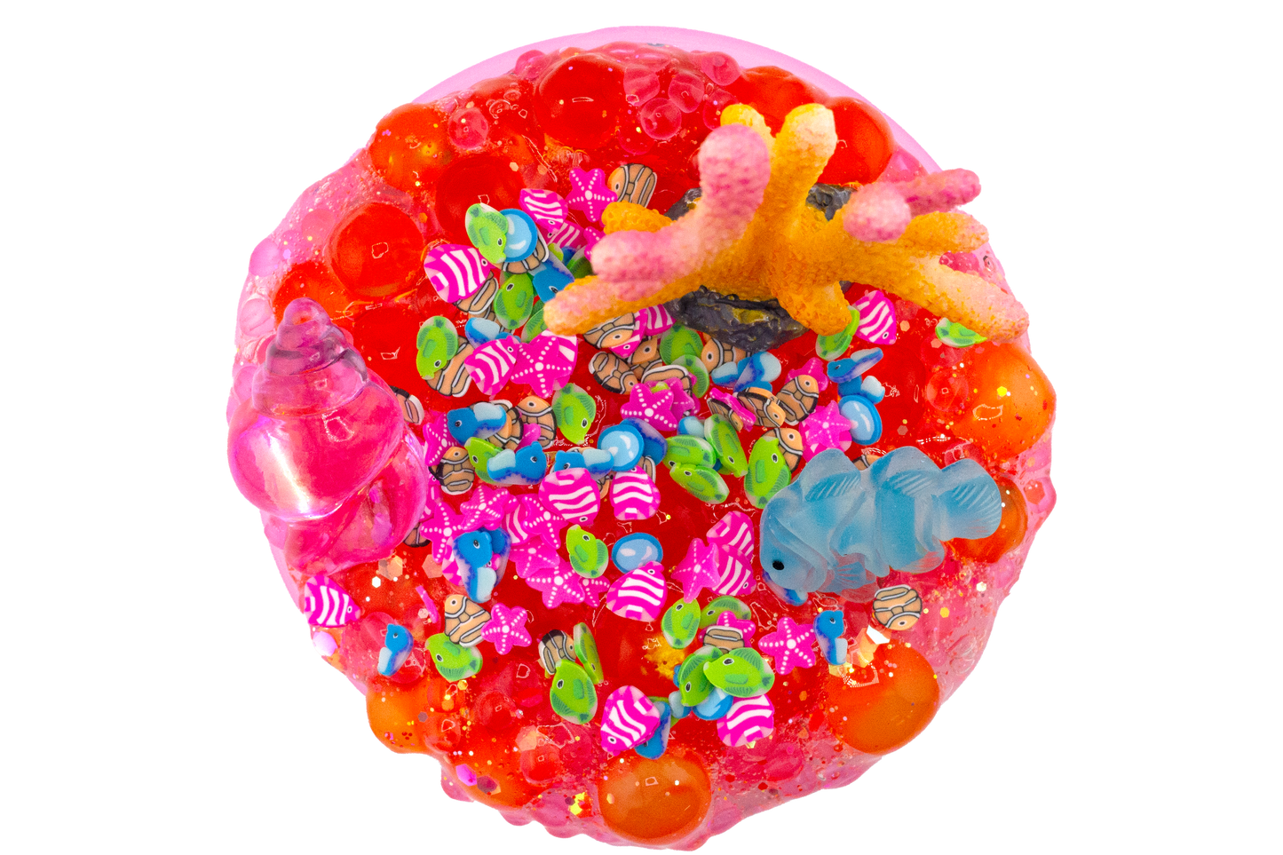 Coral Reef (T&G and bead topper)