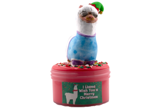 I Llama Wish You A Merry Christmas w/clay option